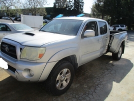 2006 TOYOTA TACOMA SR5 SILVER DOUBLE CAB 4.0L AT 4WD Z16254
